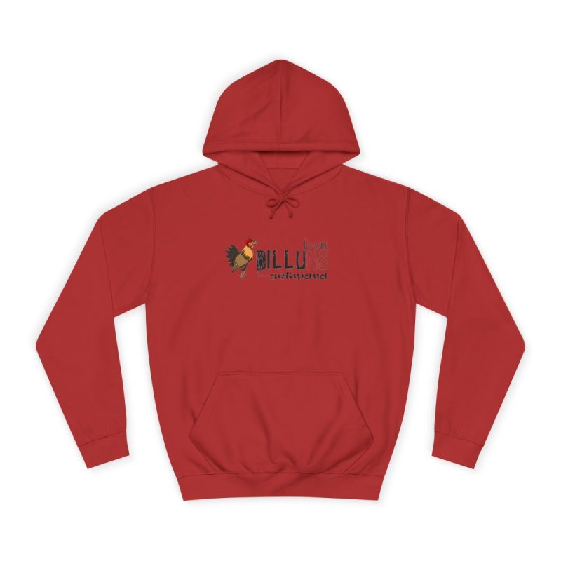 Sudadera universitaria - Rojo fuego - Camiseta Dilluns Gall