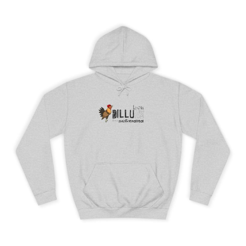Sudadera universitaria - Gris jaspeado claro - Camiseta Dilluns Gall