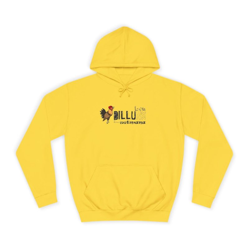 Sudadera universitaria - Amarillo sol - Camiseta Dilluns Gall