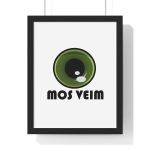 Poster enmarcado vertical - Negro - Camiseta «Mos veim» Poster enmarcado vertical - Negro - Camiseta «Mos veim»