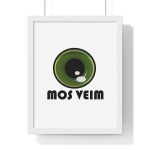 Poster enmarcado vertical - Blanco - Camiseta «Mos veim» Poster enmarcado vertical - Blanco - Camiseta «Mos veim»