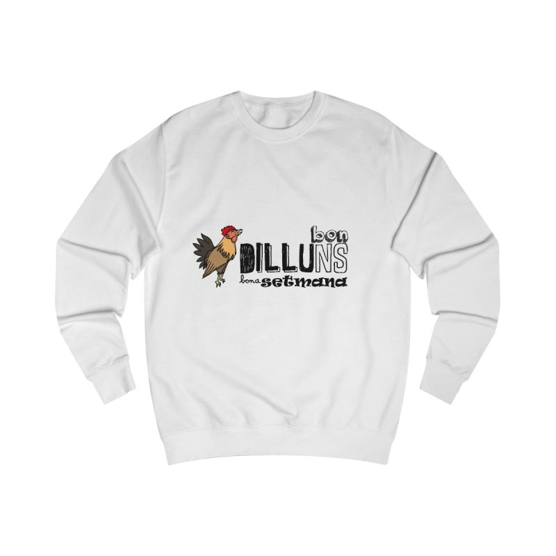 Sudadera clasica - Blanco artico - Camiseta Dilluns Gall Sudadera clasica - Blanco artico - Camiseta Dilluns Gall