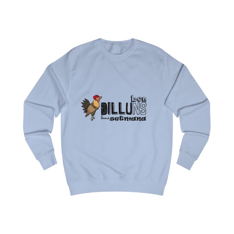 Sudadera clasica - Azul cielo - Camiseta Dilluns Gall