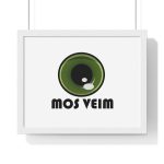 Poster enmarcado horizontal - Blanco - Camiseta «Mos veim»