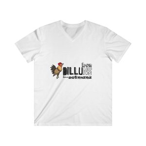 Camiseta hombre entallada cuello de pico - Blanco - Camiseta Dilluns Gall