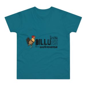 Camiseta hombre punto liso - Azul diva - Camiseta Dilluns Gall