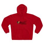 Sudadera capucha con cremallera premium - Rojo - Camiseta Dilluns Gall