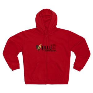 Sudadera capucha con cremallera premium - Rojo - Camiseta Dilluns Gall