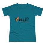 Camiseta mujer punto liso - Azul diva - Camiseta Dilluns Gall
