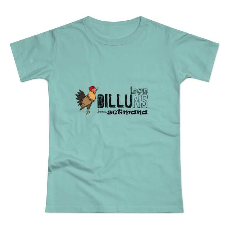 Camiseta mujer punto liso - Verde menta - Camiseta Dilluns Gall
