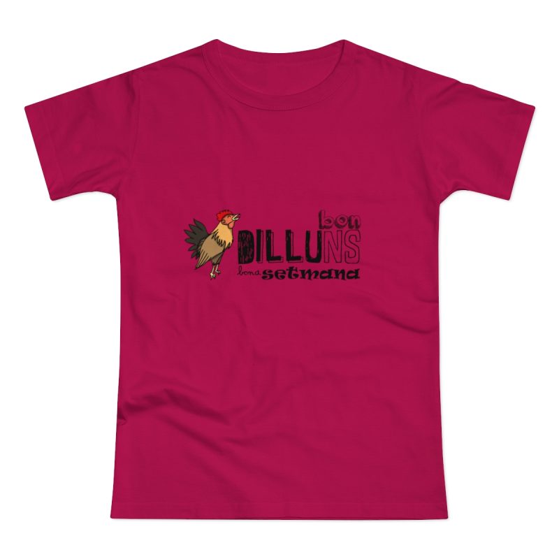 Camiseta mujer punto liso - Sorbete - Camiseta Dilluns Gall
