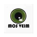 Pegatinas laminadas cuadradas - Camiseta «Mos veim»