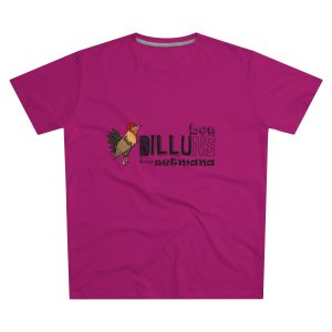 Camiseta hombre corte moderno - Rosa oscuro - Camiseta Dilluns Gall