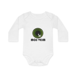 Body bebe manga larga organico - Blanco - Camiseta «Mos veim»