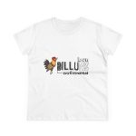 Camiseta mujer algodon medio - Blanco - Camiseta Dilluns Gall