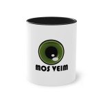 Taza bicolor - Negro - Camiseta «Mos veim» Taza bicolor - Negro - Camiseta «Mos veim»