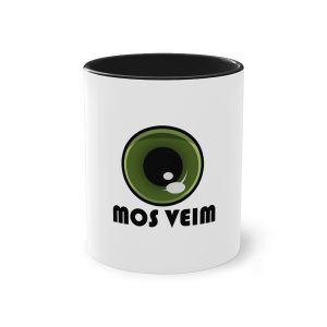 Taza bicolor - Negro - Camiseta «Mos veim»