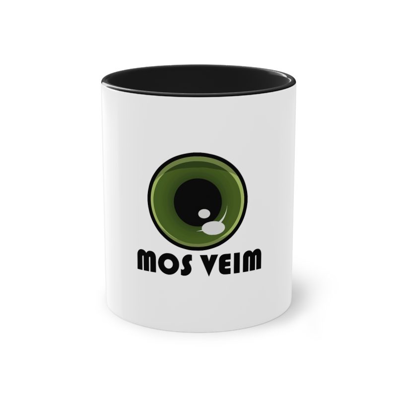 Taza bicolor - Negro - Camiseta «Mos veim» Taza bicolor - Negro - Camiseta «Mos veim»