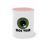 Taza bicolor - Rosa - Camiseta «Mos veim» Taza bicolor - Rosa - Camiseta «Mos veim»