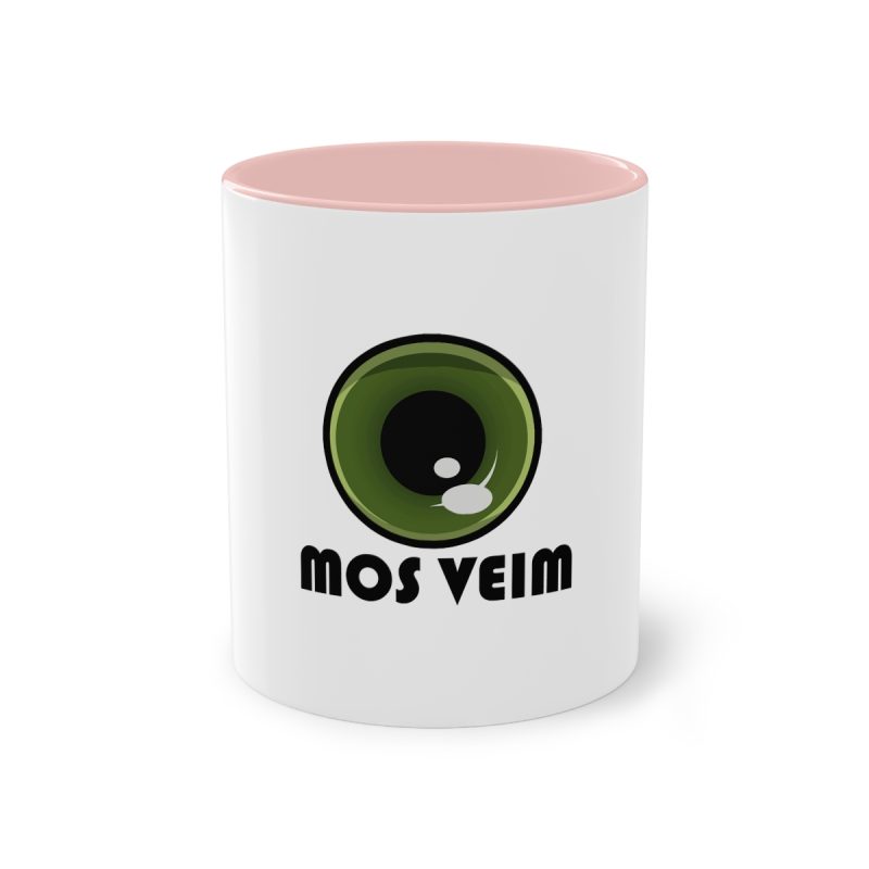 Taza bicolor - Rosa - Camiseta «Mos veim»