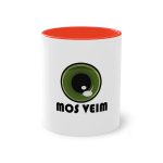 Taza bicolor - Rojo - Camiseta «Mos veim» Taza bicolor - Rojo - Camiseta «Mos veim»