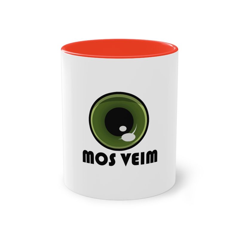 Taza bicolor - Rojo - Camiseta «Mos veim»