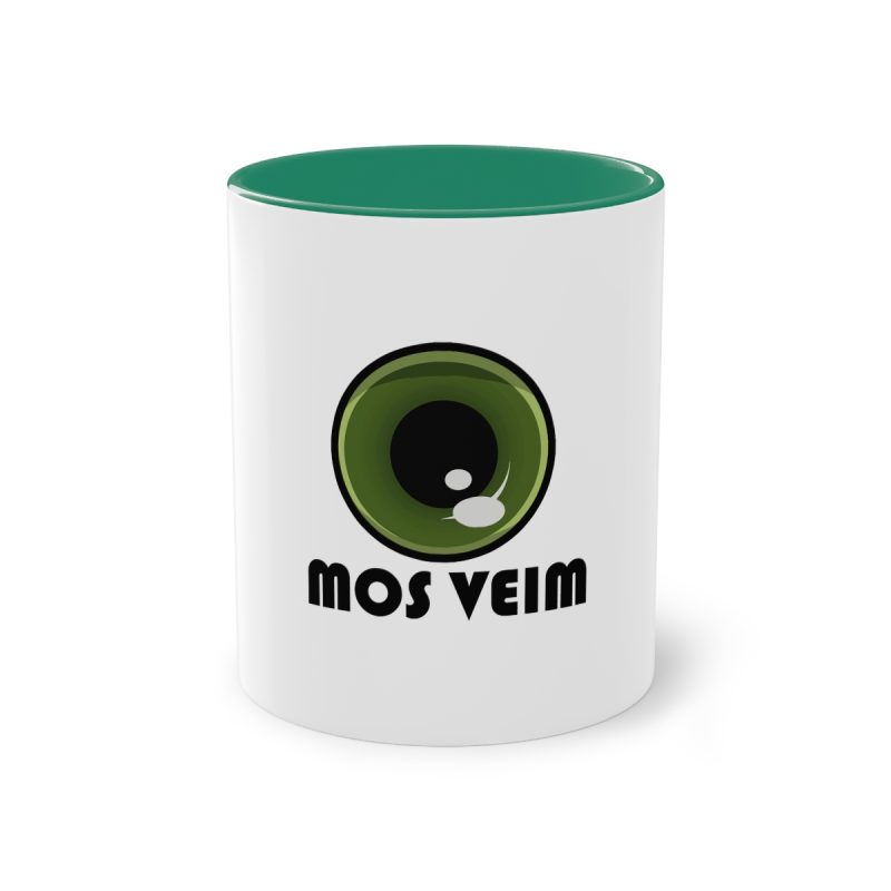 Taza bicolor - Verde oscuro - Camiseta «Mos veim»