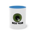 Taza bicolor - Azul claro - Camiseta «Mos veim» Taza bicolor - Azul claro - Camiseta «Mos veim»