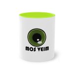 Taza bicolor - Verde claro - Camiseta «Mos veim» Taza bicolor - Verde claro - Camiseta «Mos veim»