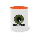 Taza bicolor - Naranja - Camiseta «Mos veim» Taza bicolor - Naranja - Camiseta «Mos veim»