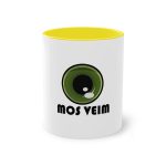 Taza bicolor - Amarillo - Camiseta «Mos veim» Taza bicolor - Amarillo - Camiseta «Mos veim»
