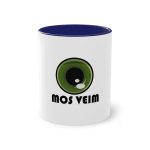 Taza bicolor - Azul oscuro - Camiseta «Mos veim» Taza bicolor - Azul oscuro - Camiseta «Mos veim»