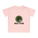 Camiseta de bebe - Rosa empolvado - Camiseta «Mos veim»