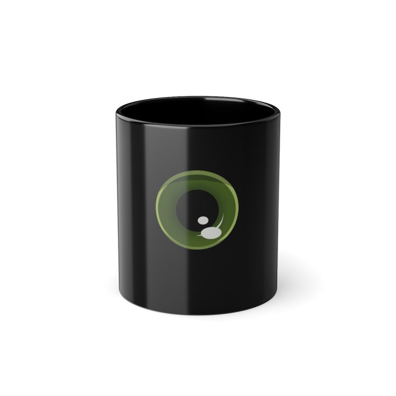 Taza negra 325 ml - Negro - Camiseta «Mos veim» Taza negra 325 ml - Negro - Camiseta «Mos veim»