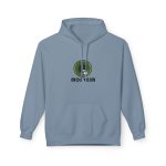 Sudadera Softstyle con capucha - Azul piedra - Camiseta «Mos veim» Sudadera Softstyle con capucha - Azul piedra - Camiseta «Mos veim»