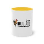 Taza bicolor - Amarillo dorado - Camiseta Dilluns Gall Taza bicolor - Amarillo dorado - Camiseta Dilluns Gall