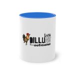 Taza bicolor - Azul Cambridge - Camiseta Dilluns Gall Taza bicolor - Azul Cambridge - Camiseta Dilluns Gall