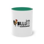 Taza bicolor - Verde oscuro - Camiseta Dilluns Gall Taza bicolor - Verde oscuro - Camiseta Dilluns Gall