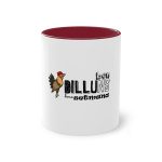 Taza bicolor - Granate - Camiseta Dilluns Gall Taza bicolor - Granate - Camiseta Dilluns Gall