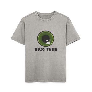 Camiseta oversize lavado acido - Gris asfalto - Camiseta «Mos veim»