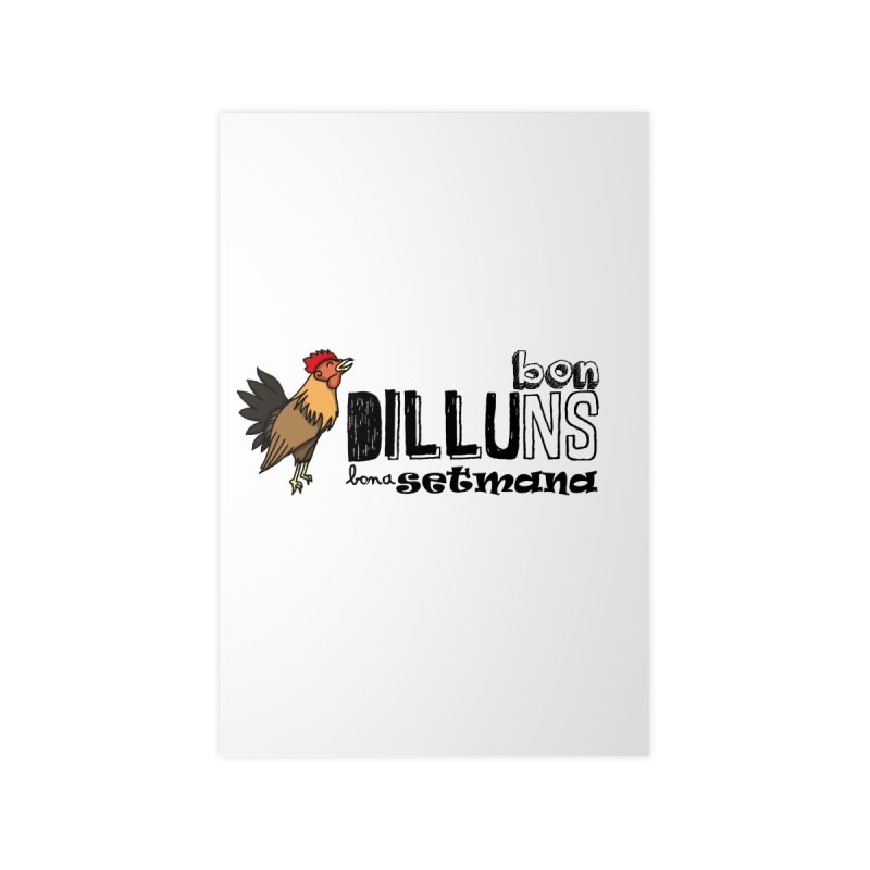 Poster en papel fotografico - Camiseta Dilluns Gall Poster en papel fotografico - Camiseta Dilluns Gall
