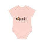 Body bebe manga corta organico - Rosa empolvado - Camiseta Dilluns Gall Body bebe manga corta organico - Rosa empolvado - Camiseta Dilluns Gall