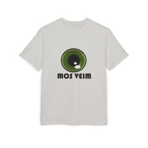 Camiseta oversize gruesa - Gris jaspeado claro - Camiseta «Mos veim»