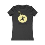 Camiseta mujer Favorite - Gris antracita jaspeado - Camiseta «Mal no et toqui un llamp»