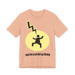 Camiseta jersey manga corta - Melocoton jaspeado - Camiseta «Mal no et toqui un llamp» Camiseta jersey manga corta - Melocoton jaspeado - Camiseta «Mal no et toqui un llamp»