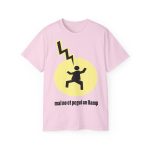 Camiseta ultra algodon - Rosa claro - Camiseta «Mal no et toqui un llamp» Camiseta ultra algodon - Rosa claro - Camiseta «Mal no et toqui un llamp»