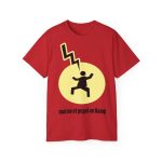 Camiseta ultra algodon - Rojo - Camiseta «Mal no et toqui un llamp» Camiseta ultra algodon - Rojo - Camiseta «Mal no et toqui un llamp»