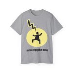 Camiseta ultra algodon - Gris deportivo - Camiseta «Mal no et toqui un llamp» Camiseta ultra algodon - Gris deportivo - Camiseta «Mal no et toqui un llamp»