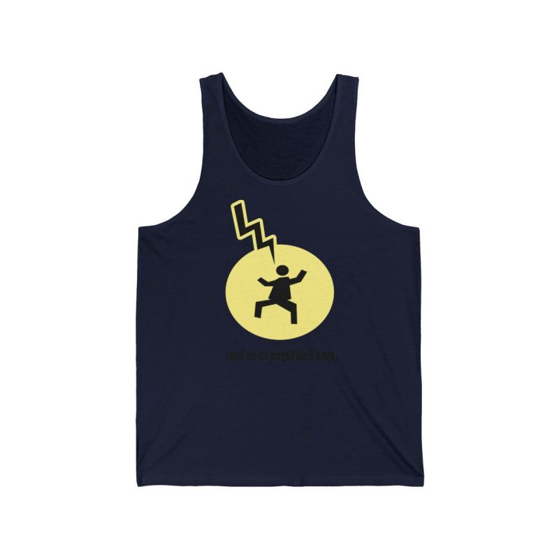 Camiseta de tirantes - Azul marino - Camiseta «Mal no et toqui un llamp»