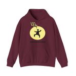 Sudadera con capucha - Granate - Camiseta «Mal no et toqui un llamp» Sudadera con capucha - Granate - Camiseta «Mal no et toqui un llamp»